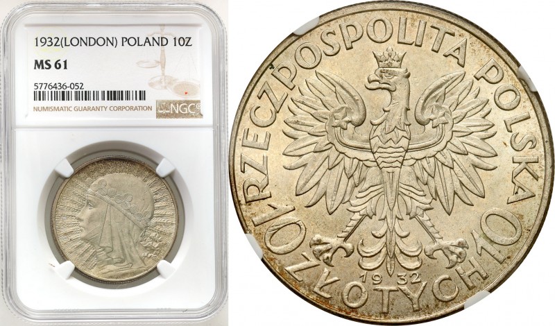 Poland II Republic
POLSKA / POLAND / POLEN / POLOGNE / POLSKO

II RP. 10 zlot...