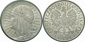 Poland II Republic
POLSKA / POLAND / POLEN / POLOGNE / POLSKO

II RP. 10 zlotych 1932 głowa kobiety (bez znaku) – BEAUTIFUL 

Wyśmienicie zachowa...