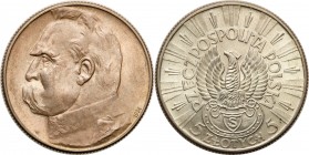 Poland II Republic
POLSKA / POLAND / POLEN / POLOGNE / POLSKO

II RP. 5 zlotych 1934 Pilsudski strzelecki 

Przepięknie zachowana moneta z nienar...