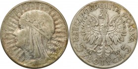 Poland II Republic
POLSKA / POLAND / POLEN / POLOGNE / POLSKO

II RP. 5 zlotych 1932 głowa kobiety ZE ZNAKIEM MENNICY - RARE 

Rzadka odmiana ze ...