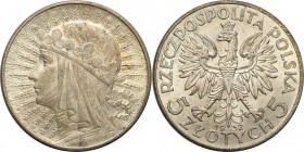 Poland II Republic
POLSKA / POLAND / POLEN / POLOGNE / POLSKO

II RP. 5 zlotych 1932 głowa kobiety (bez znaku) 

Bardzo ładnie zachowane. Delikat...