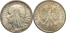 Poland II Republic
POLSKA / POLAND / POLEN / POLOGNE / POLSKO

II RP. 5 zlotych 1933 głowa kobiety - BEAUTIFUL 

Pięknie zachowana moneta z kolor...