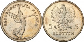 Poland II Republic
POLSKA / POLAND / POLEN / POLOGNE / POLSKO

II RP. 5 zlotych 1928 Nike bez znaku mennicy 

Przetarte tło, przyzwoicie zachowan...
