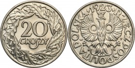 Poland II Republic
POLSKA / POLAND / POLEN / POLOGNE / POLSKO

II RP 20 groszy 1923 

Menniczy egzemplarz z rulonu bankowego.Parchimowicz 105

...