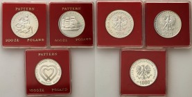 Probe coins Polish People Republic (PRL) and Poland
POLSKA / POLAND / POLEN / PATTERN / PROBE / PROBA

PRL. PROBE / SPECIMEN SILVER 200, 500, 1.000...