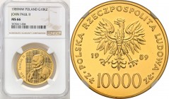 Polish Gold Coins since 1990
POLSKA / POLAND / POLEN / GOLD / ZLOTO

PRL. 10.000 zlotych 1989 John Paul II na kratce - stempel zwykły NGC MS66 

...