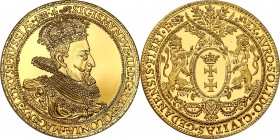 Polish Gold Coins since 1990
POLSKA / POLAND / POLEN / GOLD / ZLOTO

PRL. REPLIKA (1977). Zygmunt III Waza - Donatywa trzydukatowa 1614, Gdańsk 
...