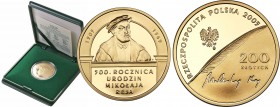 Polish Gold Coins since 1990
POLSKA / POLAND / POLEN / GOLD / ZLOTO

III RP. 200 zlotych 2005 Mikołaj Rej 

Idealnie zachowany menniczy egzemplar...