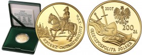 Polish Gold Coins since 1990
POLSKA / POLAND / POLEN / GOLD / ZLOTO

III RP. 200 zlotych 2007 Rycerz Ciężkozbrojny 

Idealnie zachowany menniczy ...