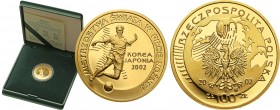 Polish Gold Coins since 1990
POLSKA / POLAND / POLEN / GOLD / ZLOTO

III RP. 100 zlotych 2002 Korea - Japonia 

Idealnie zachowany menniczy egzem...
