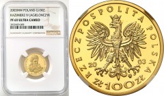 Polish Gold Coins since 1990
POLSKA / POLAND / POLEN / GOLD / ZLOTO

III RP. 100 zlotych 2003 Kazimierz IV Jagiellończyk NGC PF69 ULTRA CAMEO (2 MA...