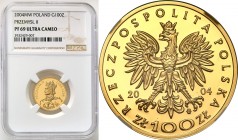 Polish Gold Coins since 1990
POLSKA / POLAND / POLEN / GOLD / ZLOTO

III RP. 100 zlotych 2004 Przemysł II NGC PF69 ULTRA CAMEO (2 MAX) 

Piękny m...