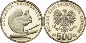 Coins Poland People Republic (PRL)
POLSKA / POLAND/ POLEN / POLOGNE / POLSKO

PRL. 500 zlotych 1985 Wiewiórka 

Rzadsza moneta kolekcjonerska.Men...