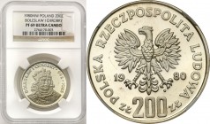Coins Poland People Republic (PRL)
POLSKA / POLAND/ POLEN / POLOGNE / POLSKO

PRL. 200 zlotych 1980 Bolesław Chrobry NGC PF69 ULTRA CAMEO (2 MAX) ...