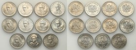 Coins Poland People Republic (PRL)
POLSKA / POLAND/ POLEN / POLOGNE / POLSKO

PRL. 20 zlotych 1970-1973 Nowotko, set 11 coins 

Pięknie zachowane...