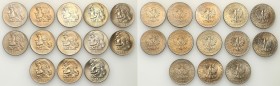 Coins Poland People Republic (PRL)
POLSKA / POLAND/ POLEN / POLOGNE / POLSKO

PRL. 10 zlotych 1970-1973 Kościuszko, set 13 coins 

Pięknie zachow...