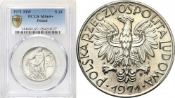 Coins Poland People Republic (PRL)
POLSKA / POLAND/ POLEN / POLOGNE / POLSKO

PRL. 5 zlotych 1971 Rybak aluminum PCGS MS65+ 

Piękny, menniczy eg...