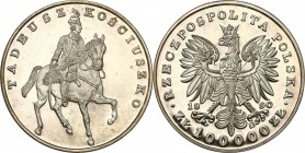 Polish collector coins after 1990
POLSKA / POLAND / POLEN / POLOGNE / POLSKO

III RP. 100.000 zlotych 1990 Kościuszko - Mały Tryptyk 

Moneta wch...