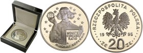 Polish collector coins after 1990
POLSKA / POLAND / POLEN / POLOGNE / POLSKO

III RP. 20 zlotych 1995 Mikołaj Kopernik ECU, PUDEŁKO 

Menniczy eg...