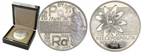Polish collector coins after 1990
POLSKA / POLAND / POLEN / POLOGNE / POLSKO

III RP. 20 zlotych 1998 Polon i Rad - Skłodowska, PUDEŁKO 

Mennicz...
