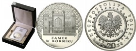 Polish collector coins after 1990
POLSKA / POLAND / POLEN / POLOGNE / POLSKO

III RP. 20 zlotych 1998 Zamek w Kórniku, PUDEŁKO 

Menniczy egzempl...