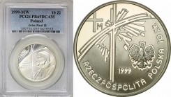 Polish collector coins after 1990
POLSKA / POLAND / POLEN / POLOGNE / POLSKO

III RP. 10 zlotych 1999 John Paul II Papież Pielgrzym PCGS PR69 DCAM ...