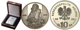 Polish collector coins after 1990
POLSKA / POLAND / POLEN / POLOGNE / POLSKO

III RP. 10 zlotych 2000 Jan II Kazimierz półpostać, PUDEŁKO 

Menni...