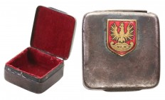 Decorations, Orders, Badges
POLSKA / POLAND / POLEN / POLSKO / RUSSIA / LVIV

Metal box with the emblem of the Supreme National Committee 

Zawia...