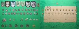 Decorations, Orders, Badges
POLSKA / POLAND / POLEN / POLSKO / RUSSIA / LVIV

PRL. set of eagles and school badges, 47 piecesi 

Zestaw 47 Orłów ...