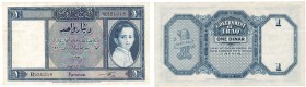 World Banknotes
POLSKA / POLAND / POLEN / PAPER MONEY / BANKNOTE

Iraq. 1 dinar 1931 (1942) R series - RARITY 

Banknot kilkukrotnie załamany, do...