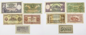 World Banknotes
POLSKA / POLAND / POLEN / PAPER MONEY / BANKNOTE

Lithuania. 50 cents - 100 lithium 1922-1930, set 5 banknotes 

Banknoty ze ślad...