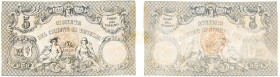 World Banknotes
POLSKA / POLAND / POLEN / PAPER MONEY / BANKNOTE

Italy, Venice. 5 lire 1848 - RARE 

Numeracja 340. Perforacja. Ogólny stan dobr...