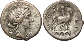 Ancient coins
RÖMISCHEN REPUBLIK / GRIECHISCHE MÜNZEN / BYZANZ / ANTIK / ANCIENT / ROME / GREECE

Roman Republic, M. Aemilius Lepidus. Denar 117 r....
