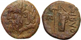 Ancient coins
RÖMISCHEN REPUBLIK / GRIECHISCHE MÜNZEN / BYZANZ / ANTIK / ANCIENT / ROME / GREECE

Grace, Olbia. AE-27, 4th century BC 

Aw.: Głow...