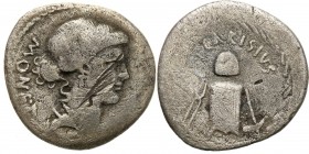 Ancient coins
RÖMISCHEN REPUBLIK / GRIECHISCHE MÜNZEN / BYZANZ / ANTIK / ANCIENT / ROME / GREECE

Roman Republic. Titus Carisius. Denarius 46 B.C. ...