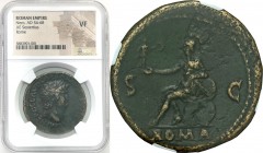 Ancient coins
RÖMISCHEN REPUBLIK / GRIECHISCHE MÜNZEN / BYZANZ / ANTIK / ANCIENT / ROME / GREECE

Roman Empire, Nero 54 - 68 AD Sesterc, 66 - 68 AD...