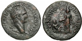 Ancient coins
RÖMISCHEN REPUBLIK / GRIECHISCHE MÜNZEN / BYZANZ / ANTIK / ANCIENT / ROME / GREECE

Provincial Rome. Domitian (81-96 AD). ? 38 36mm M...