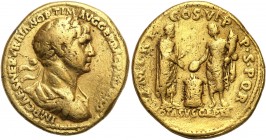 Ancient coins
RÖMISCHEN REPUBLIK / GRIECHISCHE MÜNZEN / BYZANZ / ANTIK / ANCIENT / ROME / GREECE

Roman Empire, Trajan (98-117) n. E. Aureus 

Aw...