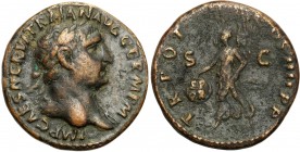 Ancient coins
RÖMISCHEN REPUBLIK / GRIECHISCHE MÜNZEN / BYZANZ / ANTIK / ANCIENT / ROME / GREECE

Roman Empire. Trajan (98-117) n. E. As 

Patyna...