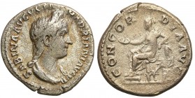 Ancient coins
RÖMISCHEN REPUBLIK / GRIECHISCHE MÜNZEN / BYZANZ / ANTIK / ANCIENT / ROME / GREECE

Roman Empire, Sabina (117-138). Denar 128-134, Ro...
