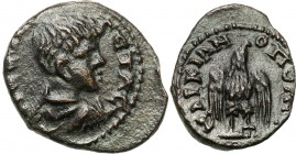 Ancient coins
RÖMISCHEN REPUBLIK / GRIECHISCHE MÜNZEN / BYZANZ / ANTIK / ANCIENT / ROME / GREECE

Provincial Rome, Geta (198-209). AE-17 Moesia Inf...