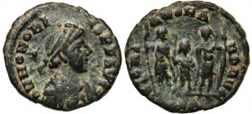 Ancient coins
RÖMISCHEN REPUBLIK / GRIECHISCHE MÜNZEN / BYZANZ / ANTIK / ANCIENT / ROME / GREECE

Roman Empire, Honorius (393-423). ? Nummus 406-40...