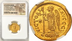Ancient coins
RÖMISCHEN REPUBLIK / GRIECHISCHE MÜNZEN / BYZANZ / ANTIK / ANCIENT / ROME / GREECE

Byzantium. Anastasius I (491-518). Solidus, Const...