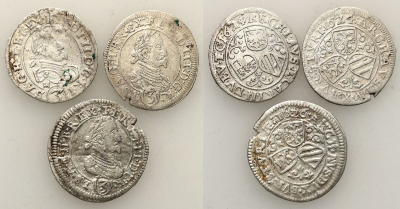 Austria
WORLD COINS

Austria, Ferdinand II (1619-1637). 3 krajcary 1624, 1626...