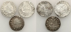 Austria
WORLD COINS

Austria, Ferdinand III (1619-1637), 3 krajcary 1624, 1627, 1630, Praga, set 3 coins 

Zestaw zawiera 3 monety z różnych lat....