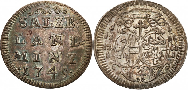 Austria
WORLD COINS

Austria, Salzburg. Jakob Ernst von Liechtenstein (1745-1...