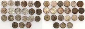 Austria
WORLD COINS

Austria, Salzburg. 1/2 krajcara, Pfennig 1685-1770, set 21 pieces 

Różni władcy, różne lata, monety w różnym stanie zachowa...