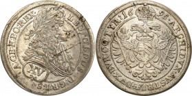 Austria
WORLD COINS

Austria, Leopold I (1657-1705). 15 kreuzer/ krajcar 1695 

Ładny egzemplarz. Naturalne wygięcie krążka.

Details: 6,30 g A...