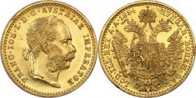 Austria
WORLD COINS

Austria, Franz Joseph I. Ducat 1884, Vienna 

Niewielkie zapiłowania rantu, poza tym moneta bez zastrzeżeń.Friedberg 493; He...