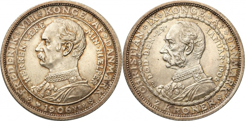 Denmark
WORLD COINS

Denmark, Frederick VIII (1906-1912). 2 crowns 1906 

B...